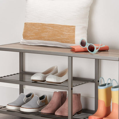 TRINITY Shoe Bench with Boot Storage