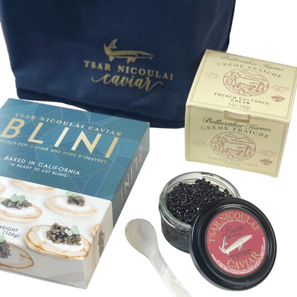 Tsar Nicoulai Baerii Caviar 2 oz. Gift Set