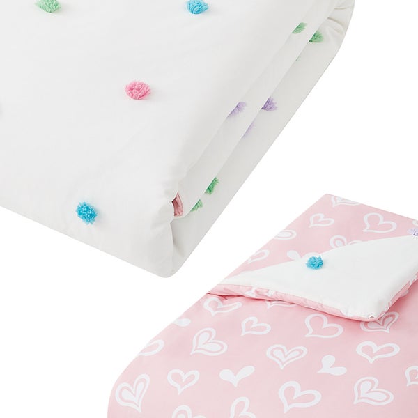 Mason & Mollie Pom Dots 6-piece Bedding Set