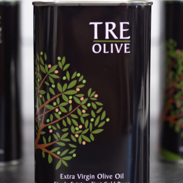 Tre Olive Harvest Variety Gift Box Extra Virgin Olive Oil 3-Pack