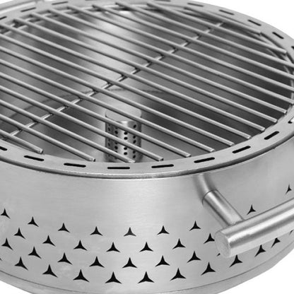 Duro 304 Stainless Steel Charcoal Tabletop Grill