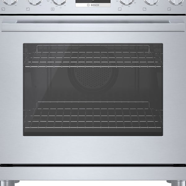 Bosch 800 Series 30" Freestanding High Efficiency GAS Range with Powerful Dual-Flame Burner