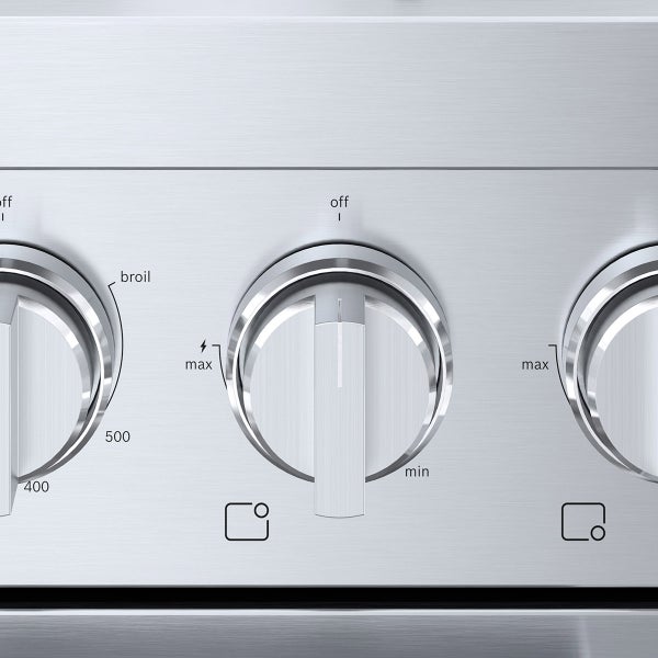 Bosch 800 Series 30" Freestanding High Efficiency GAS Range with Powerful Dual-Flame Burner