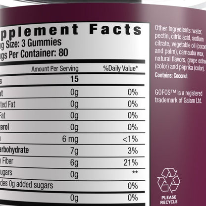 Country Farms Fiber Care Gummies, 240 Gummies