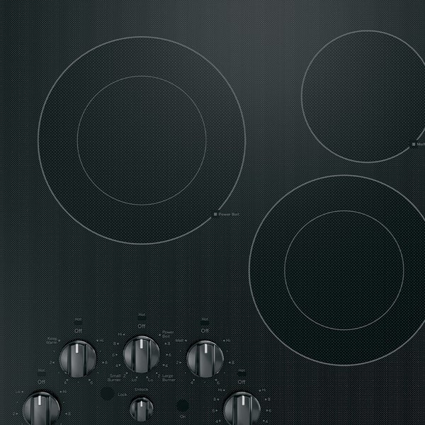 GE 30" Built-In Knob Control Electric Cooktop