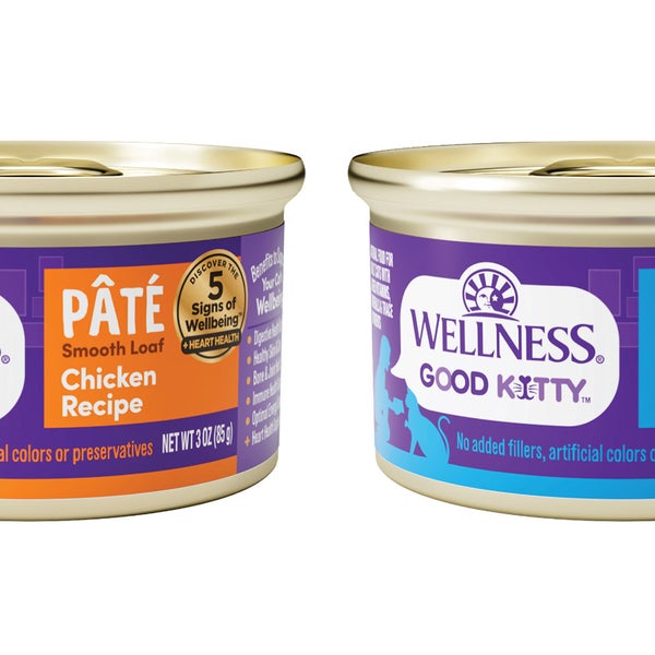 Wellness Good Kitty Wet Cat Food Pate Variety Pack, 3 oz, 24-count