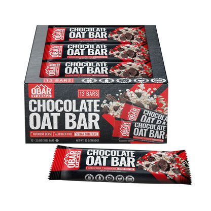 OBAR Blueberry Oat and Chocolate Oat Bars 2-Pack, 24 Total Bars (2.5 oz. each)