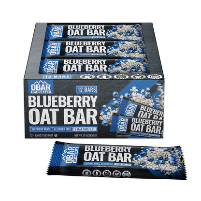 OBAR Blueberry Oat and Chocolate Oat Bars 2-Pack, 24 Total Bars (2.5 oz. each)