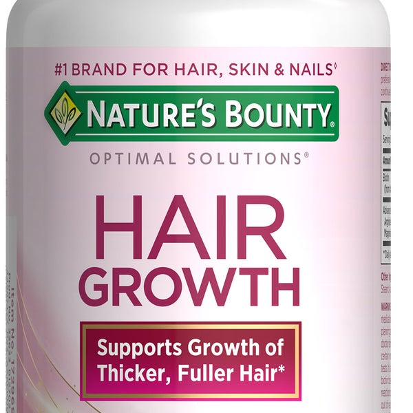 Nature's Bounty Optimal Solutions Hair Growth, 90 Capsules