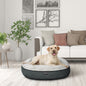 Kirkland Signature 40” Round Nest Pet Bed, Black Birdseye