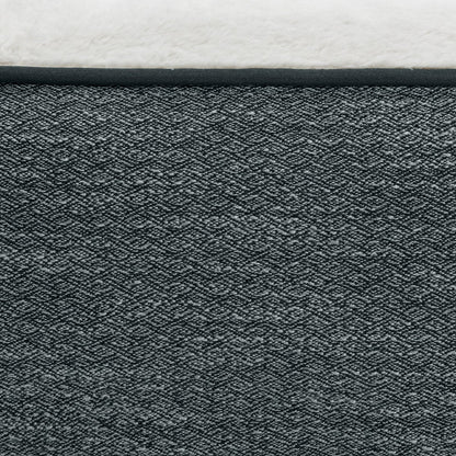 Kirkland Signature 40” Round Nest Pet Bed, Black Birdseye