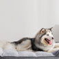 Kirkland Signature Rectangular Bolster 46" x 36" Pet Bed, Black and White Houndstooth