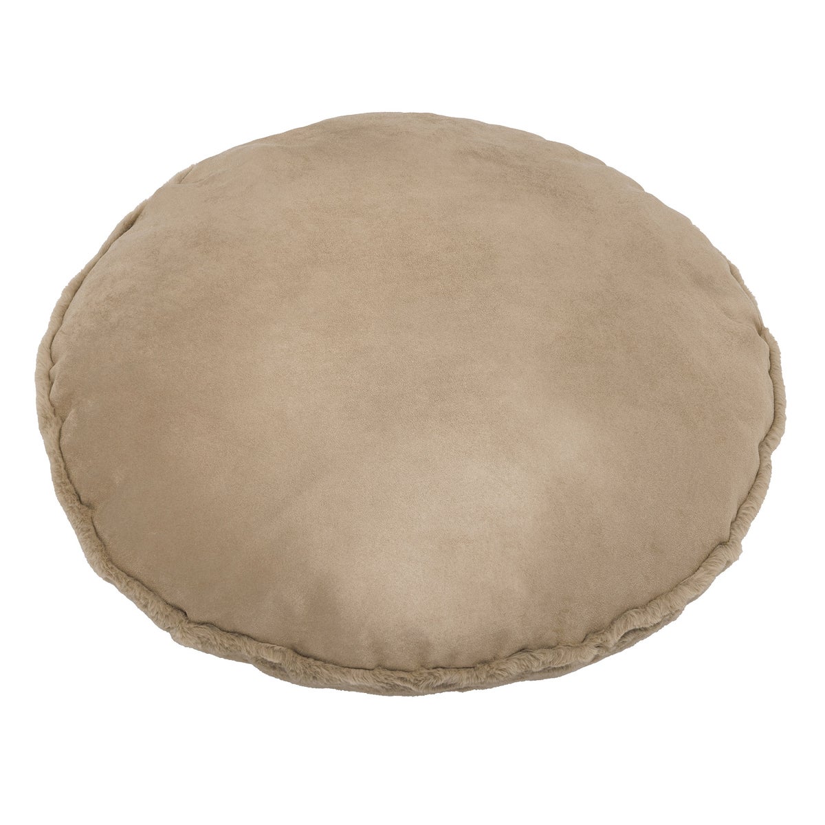 Kirkland Signature 40” Round Nest Pet Bed, Neutral Texture