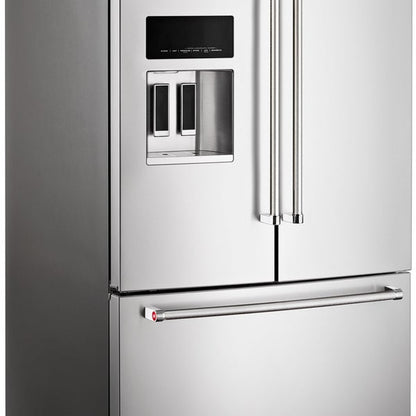 KitchenAid 26.8 Cu. Ft. Standard-Depth French Door Refrigerator with Exterior Ice and Water Dispenser