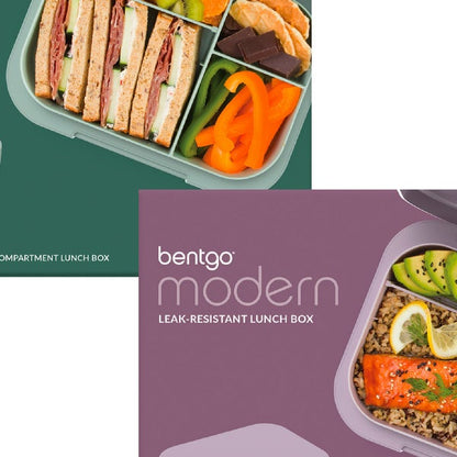 Bentgo Modern Leak-Resistant Lunch Box, 2 Pack