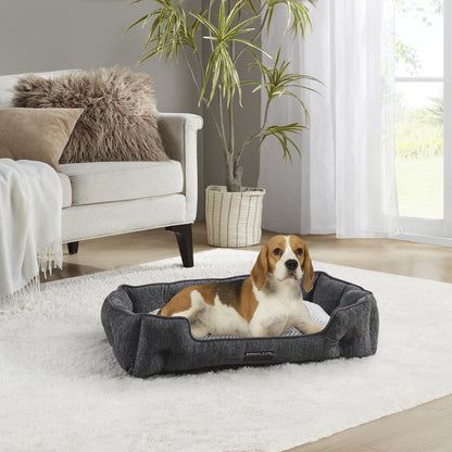 Kirkland Signature Tufted Cuddler Pet Bed, Gray