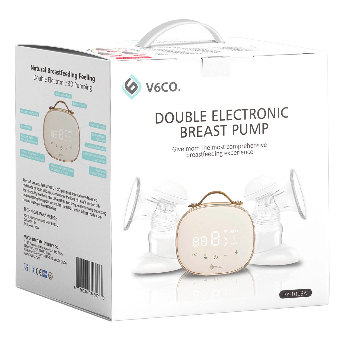 V6CO Double Electric Breast Pump Kit