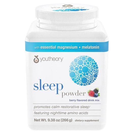 youtheory Sleep Powder, Berry Drink Mix, 9.38 Ounces