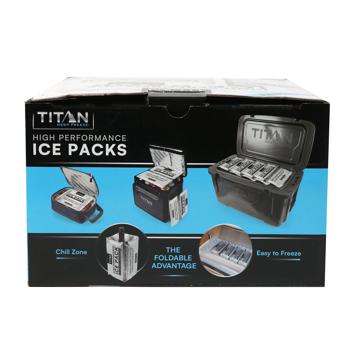 Titan High Performance Ice Pack Set, 8-pack