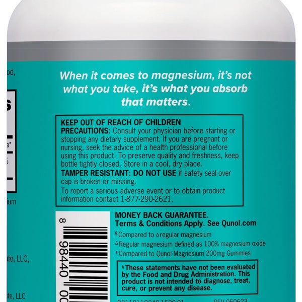 Qunol Extra Strength Magnesium 420 mg, 240 Capsules