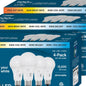 Feit Electric 100W Replacement 5-CCT LED A21 Bulbs, 12-pack