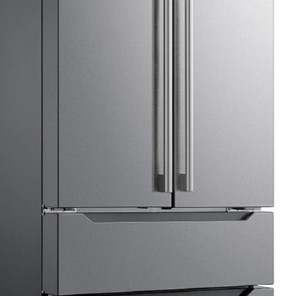 Midea 22.5 cu. ft. French 4-Door Refrigerator in Stainless Steel