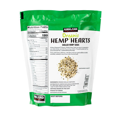 Kirkland Signature Organic Hemp Hearts, 3-pack (6 lbs Total)