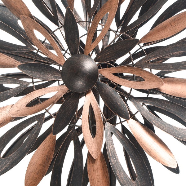 Metal Flower Wind Spinner