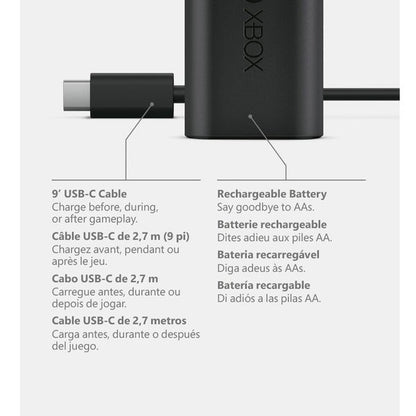 Xbox Wireless Controller + Play and Charge Kit