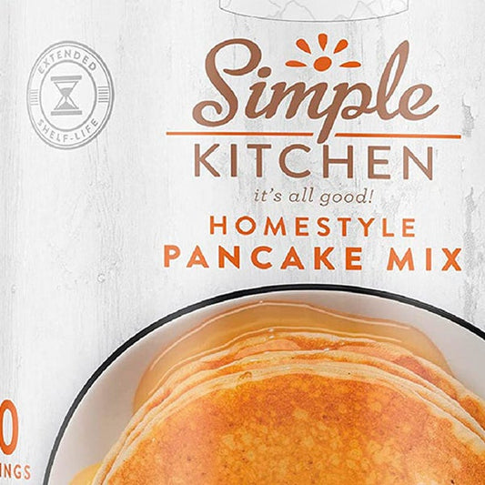 ReadyWise Simple Kitchen Pancake Mix, 3-pack #10 Cans (60 Total Servings)
