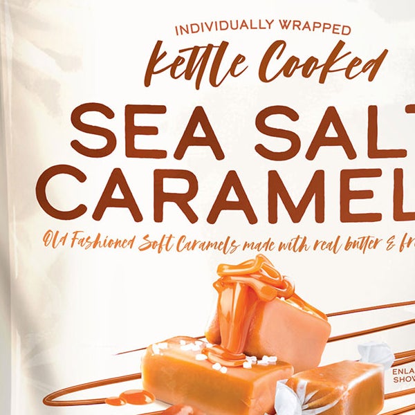 Mrs. Calls Kettle Cooked Sea Salt Soft Caramels 25 oz, 2-pack