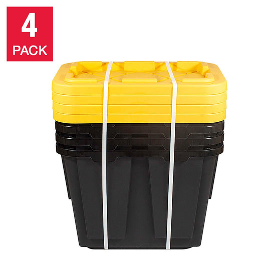 Greenmade 12 Gallon Storage Bin, 4-pack