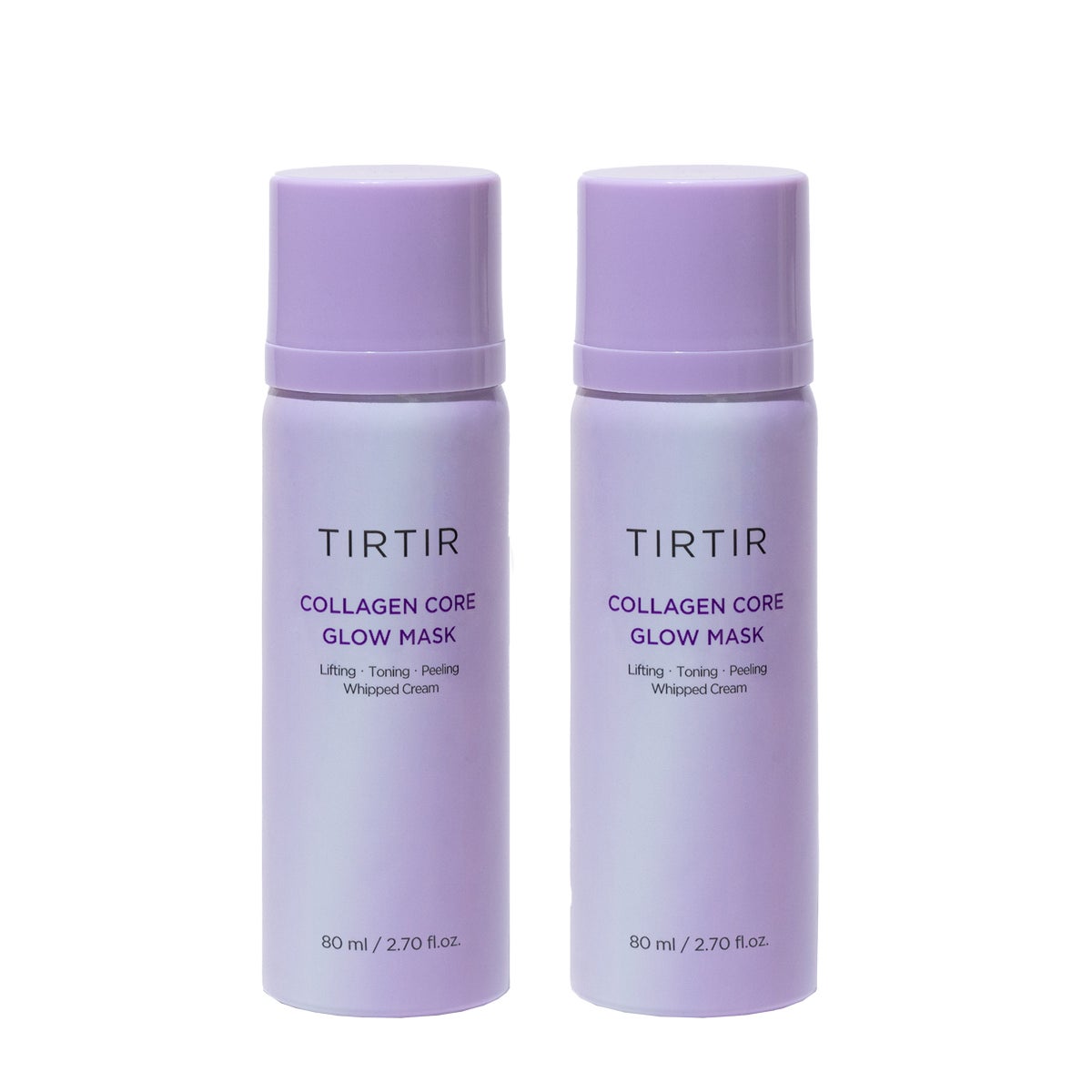 TIRTIR Collagen Core Glow Mask, 2.7 fl oz, 2-pack