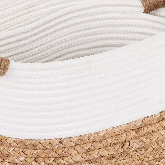 Seville Classics Hyacinth & Rope Baskets, 3-piece Set