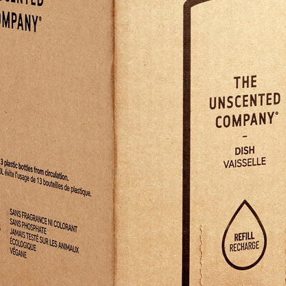 The Unscented Company Liquid Dish Soap Refill Box, 337.92 fl oz