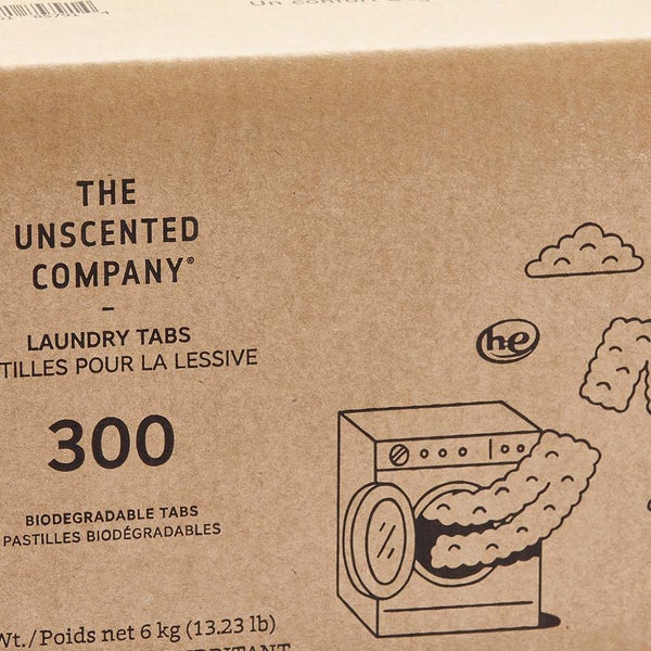 The Unscented Company Laundry Tabs, 300 Loads