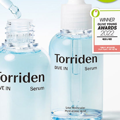 Torriden DIVE-IN Low-Molecular Hyaluronic Acid Serum, 2-pack