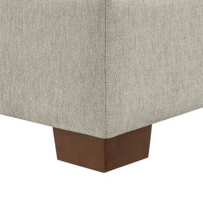 Thomasville Tisdale Modular Sectional 6-piece Beige with Storage Ottoman