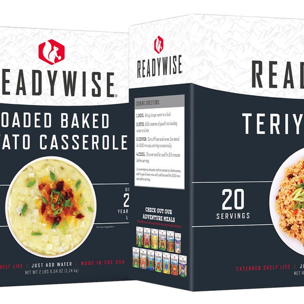 ReadyWise Gluten-Free Emergency Food Entree 2 Box Kit (40 Total Servings)