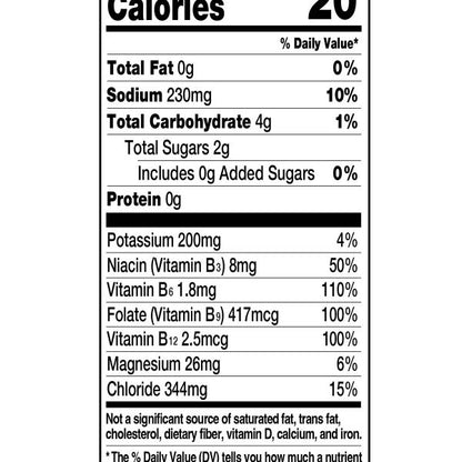 Ready Sports Drink Light, Mango Lemonade, 16.9 fl oz, 12-count