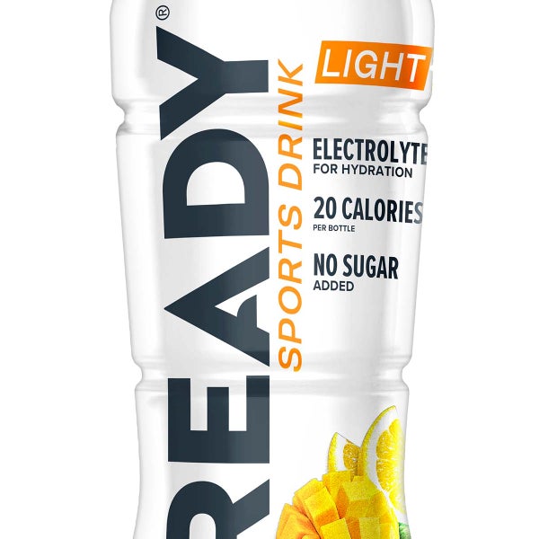 Ready Sports Drink Light, Mango Lemonade, 16.9 fl oz, 12-count