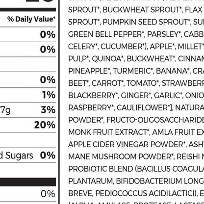 Orgain Organic Wonder Gut + Greens, Orange Mango, 8.46 oz