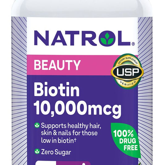 Natrol Biotin 10,000 mcg. Fast Dissolve Tablets, 250 count