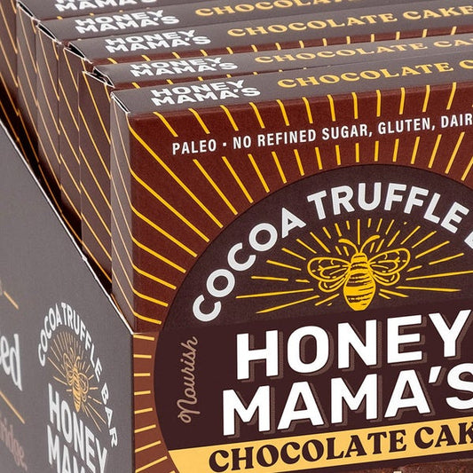 Honey Mama's Cocoa Truffle Bars, 2.5 oz, Chocolate Cake 12-ct