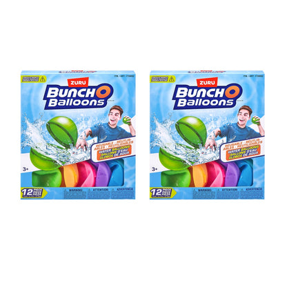 Zuru Bunch O Balloons Reusable Water Balloons, 2-pack Bundle