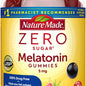 Nature Made Zero Sugar Melatonin 5mg Gummies, 150 Count