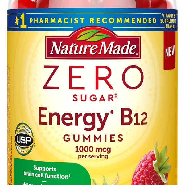 Nature Made Zero Sugar Vitamin B-12 Gummies, 230 Count