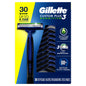 Gillette Custom Plus3 Disposable Razors Sensitive, 30-count