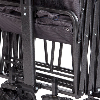 Mac Sports Deluxe Extended Folding Wagon with Brakes
