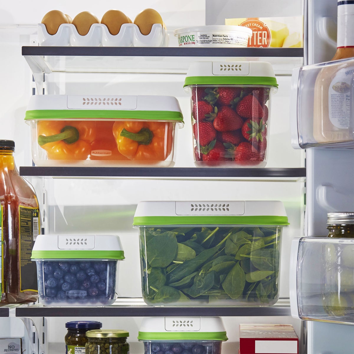 Rubbermaid FreshWorks Produce Saver, 8-piece Set